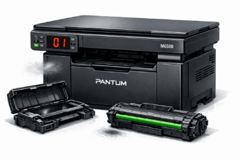 Ошибка 01 на лазерном принтере Pantum M6500 и замена картриджа с тонером.